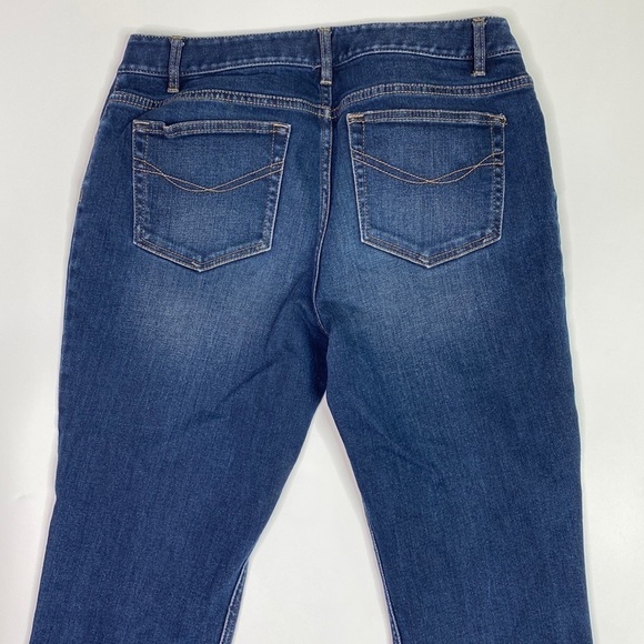 J.Jill Stretch Skinny Medium Dark Wash Jeans Size 6 - Picture 5 of 14